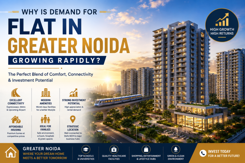 Why Is Demand for Flat in Greater Noida Growing Rapidly?