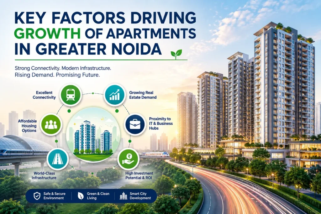 Key Factors Driving Growth of Apartments in Greater Noida