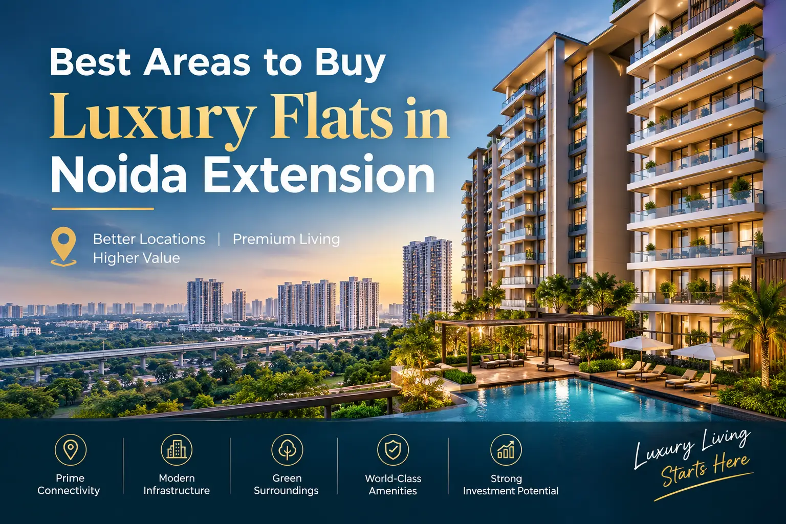 Best Areas to Buy Luxury Flats in Noida Extension
