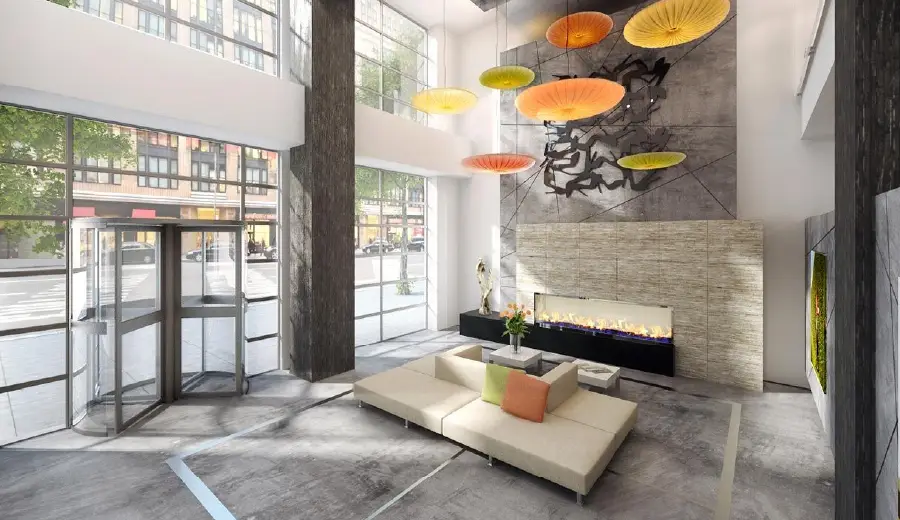 Double-Height Entrance Lobby