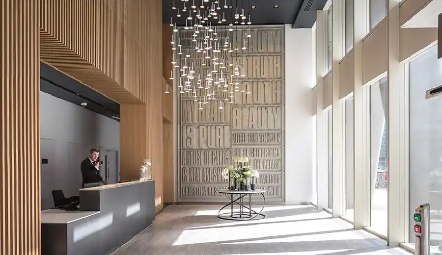 Double Height Entrance Lobby