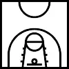 Half Basketball Court