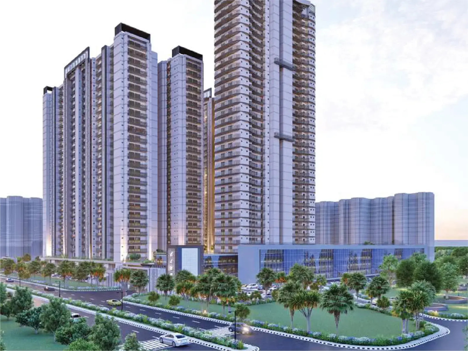 Gaurs Aspire Leisure Park over view for fornt bullding