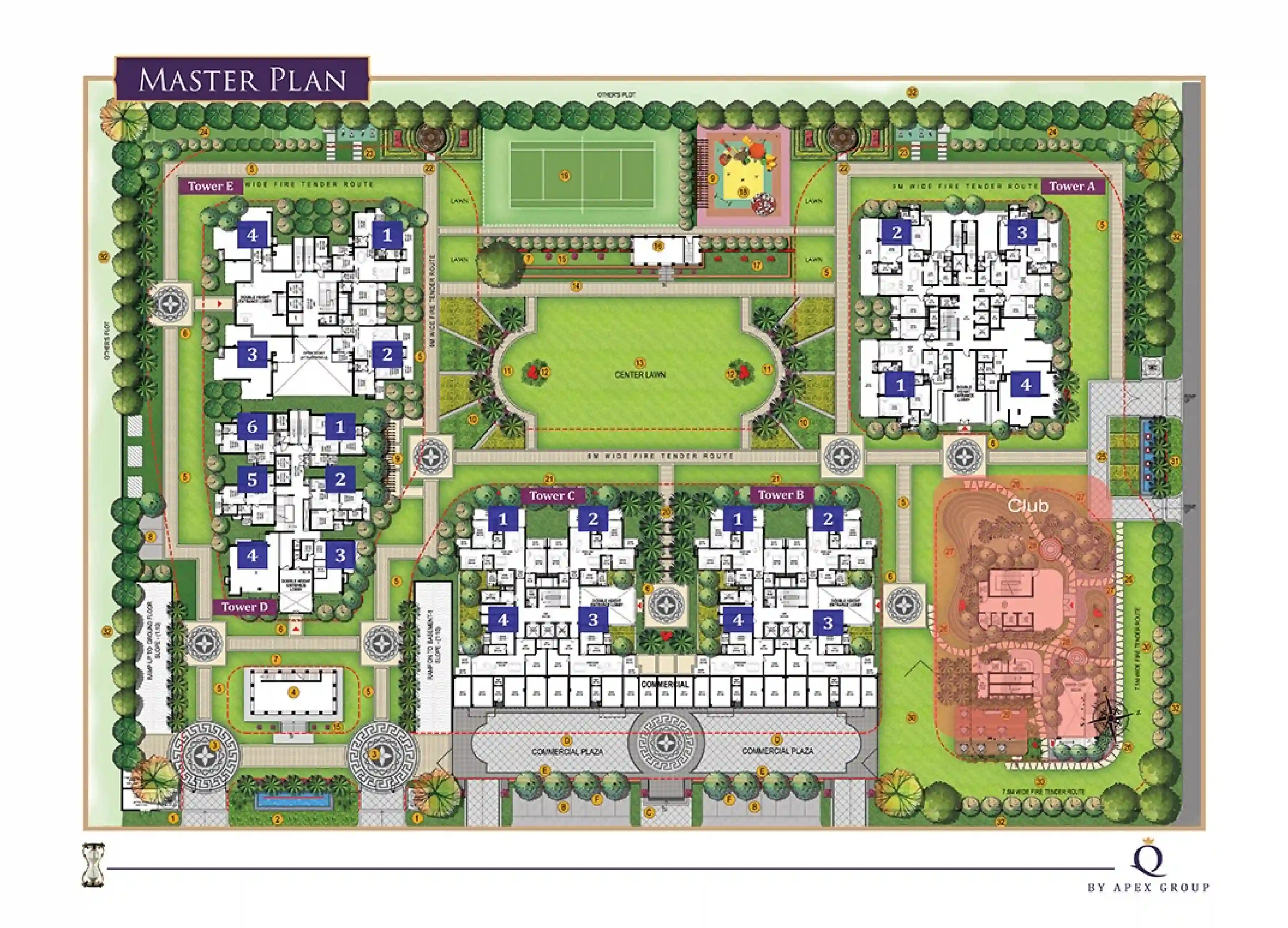 site plan of apex quebec siddhart vihar ghaziabad